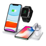 FDGAO Wireless Charger Stand 3 in 1 Qi 15W Fast Charging Dock Station