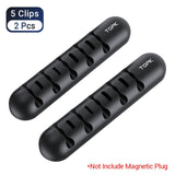 TOPK Cable Organizer & Magnetic Plug Box