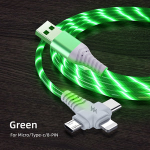 3in1 Flow Luminous Lighting USB cable