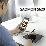 GAOMON S620 6.5 x 4 Inches Digital Graphic Tablet for Drawing & Game OSU