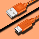 Maerknon Micro USB 1-2-3M Fast Charging Cable