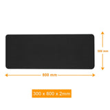 EASYIDEA Gaming Mouse Pad RGB Backlit in Different Sizes