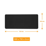 EASYIDEA Gaming Mouse Pad RGB Backlit in Different Sizes