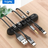 TOPK Cable Organizer & Magnetic Plug Box